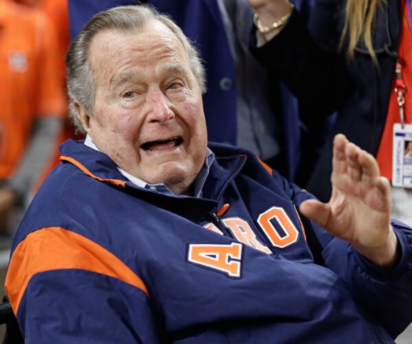 Former President George HW Bush Buoyed by Tributes to Wife