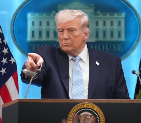 Trump Waves Off Claims of War Crimes, Defends Infrastructure Targets