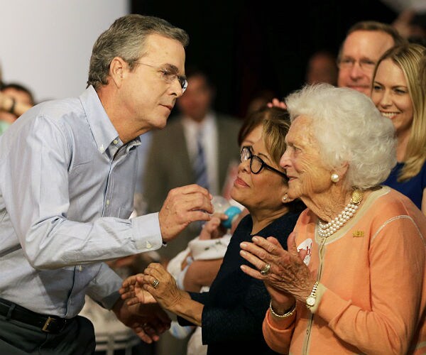 Barbara Bush Rallies for Jeb, Tells Trump to 'Be Careful' 