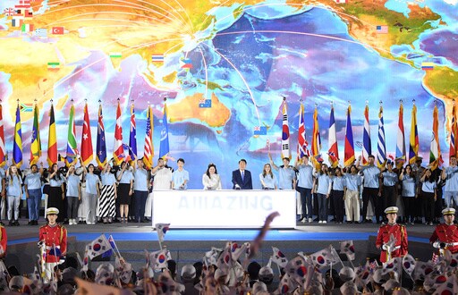 North Korean Leader Kim Shares Center Stage with Russian, Chinese Delegates at Military Parade