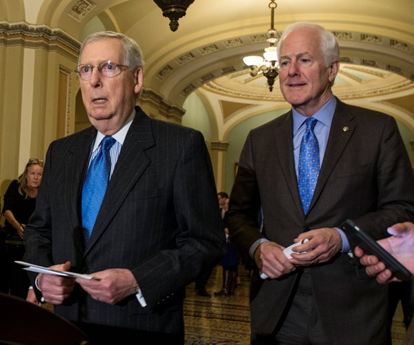 Mitch McConnell and John Cornyn
