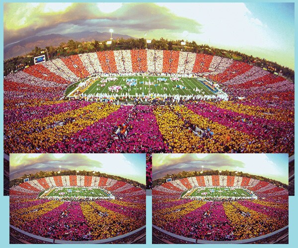 the rose bowl times three