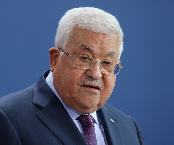 mahmoud abbas speaks at a press conference
