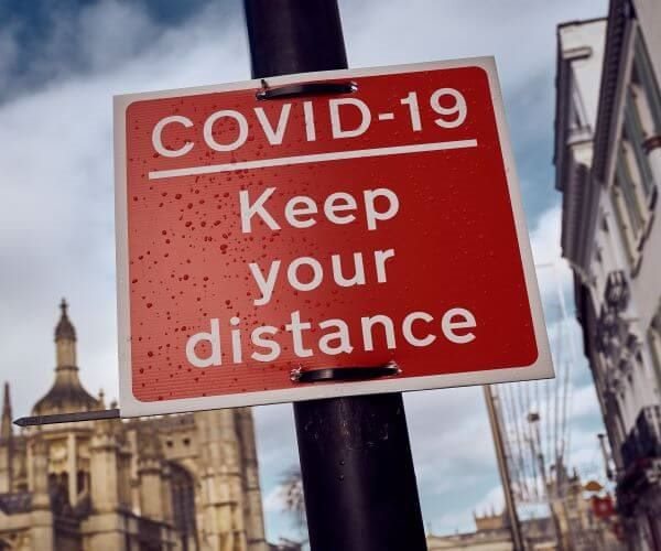 A COVID warning sign
