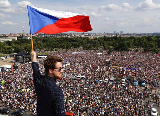 Massive Crowd in Prague Call for Czech PM's Resignation