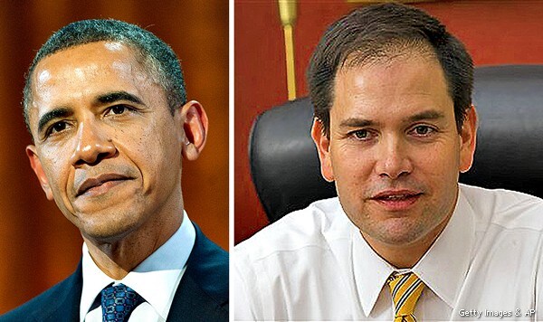 Obama Lauds Rubio for His Work on Immigration