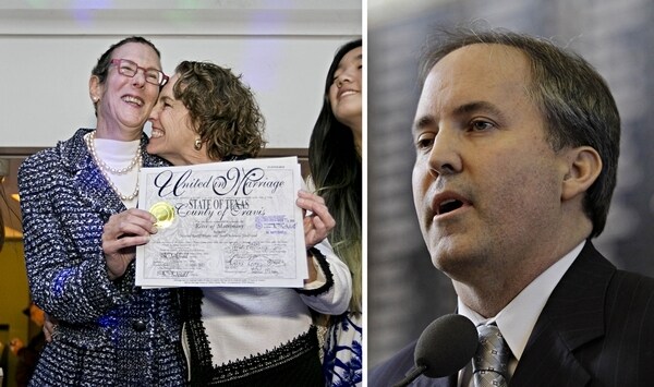 Texas Attorney General Argues Gay Couple's Marriage Is Void