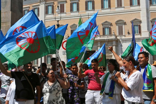 Dozens Protest Policies in Italy on Roma Holocaust Day
