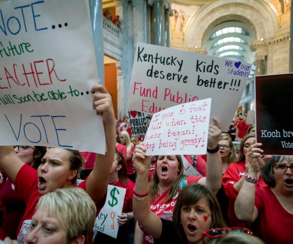 Teacher Rebellion Tests Republican Grip on Kentucky