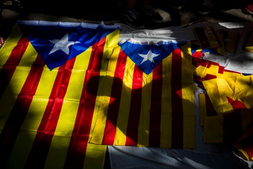 The Latest: Catalan Leader: Focus on Freeing Separatists