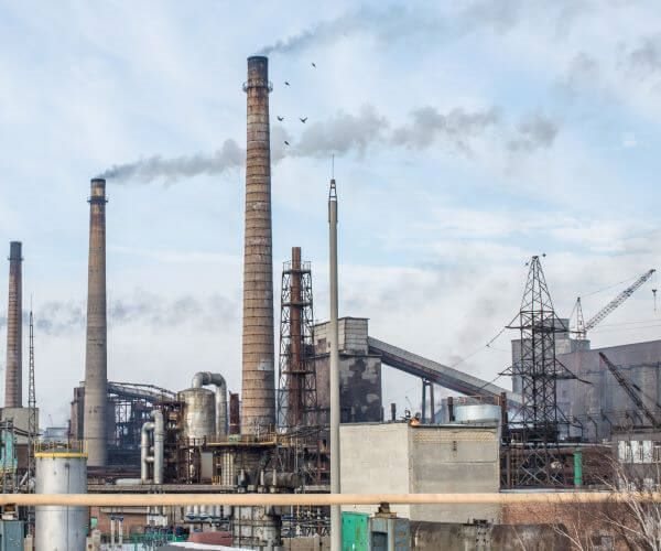 Ukraine steel factory