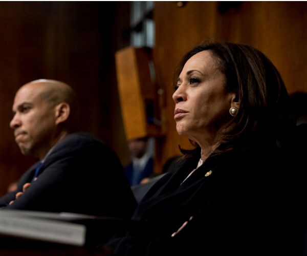 us senators cory booker and kamala harris