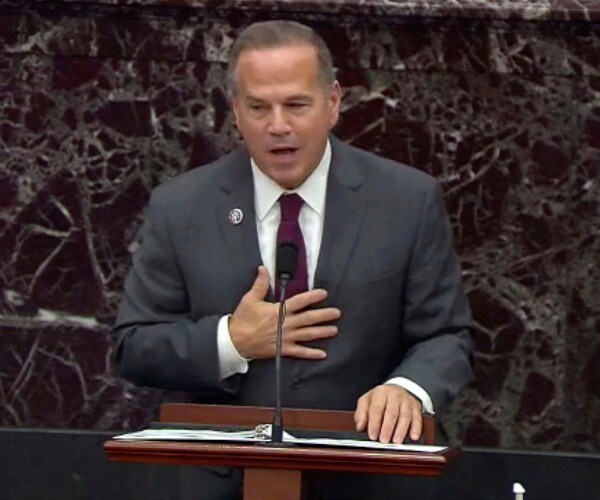 david cicilline speaks during the senate impeachment trial