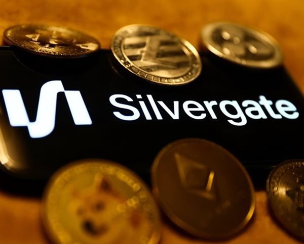 Crypto Stocks Drop on Silvergate Shutting Down