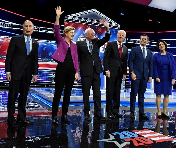 Trump Savors Scrambled Dem Race, Bloomberg's Debate Debut