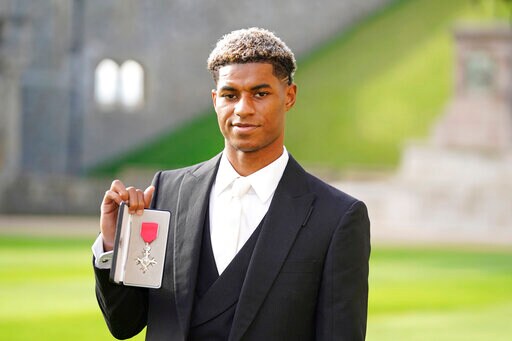 Soccer Star Rashford Honored for Fighting Child Poverty