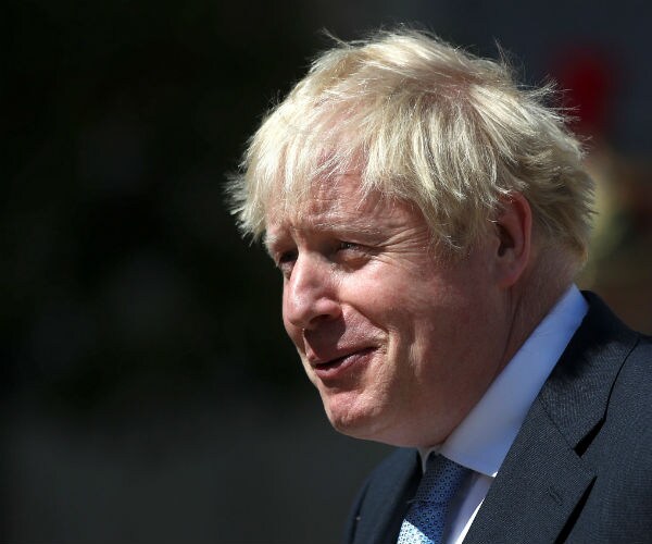 british prime minister boris johnson in france 