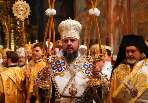Head of Ukraine's New Orthodox Church Assumes Office