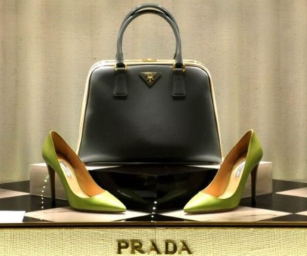 Prada handbag and shoes
