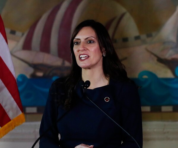 Florida's Lt. Governor Jeanette Nunez speaks at a press conference