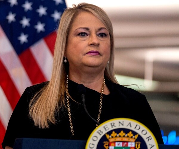 wanda vazquez speaks during a press conference