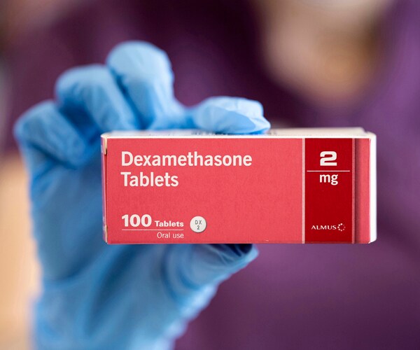 a box of dexamethasone tablets