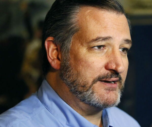 sen. ted cruz  talks to the media after meeting with local leaders and law enforcement 