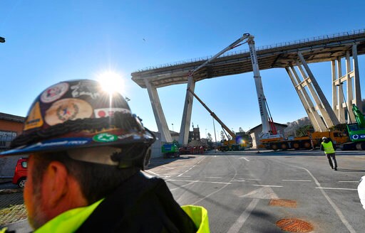 Genoa Mayor Says New Bridge to be Built by Christmas 2019