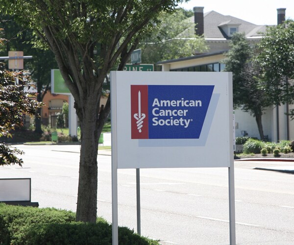 an american cancer society sign