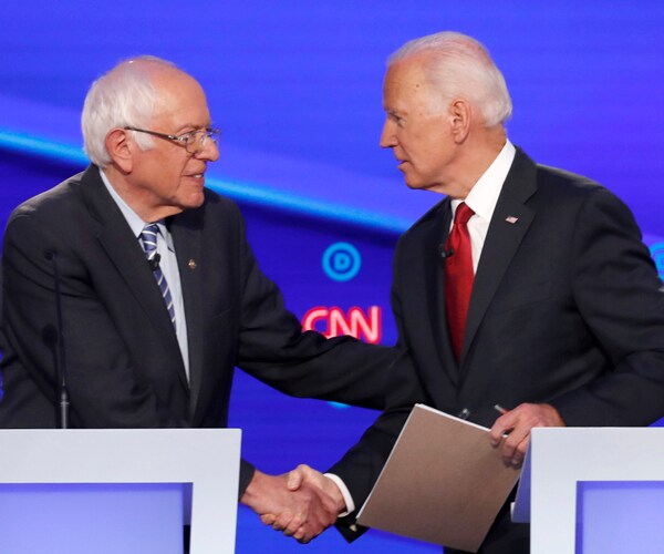 Sen. Bernie Sanders, I-Vt., and former Vice President Joe Biden