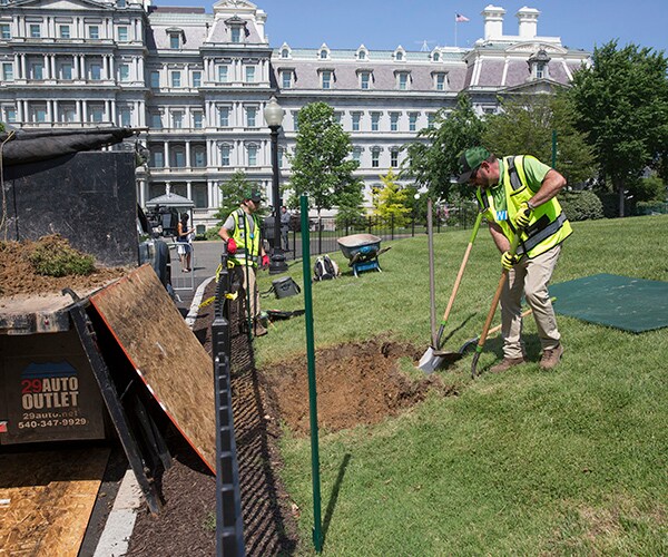 Park Service: WH Sinkhole Likely Due to Heavy Rains, Poses No Threat