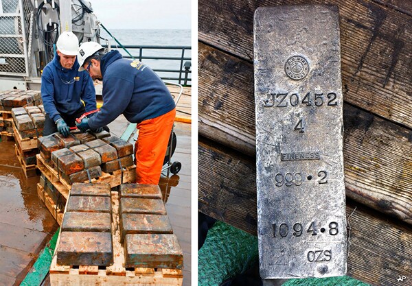 SS Gairsoppa: 61 Tons of Silver Found in  Odyssey Exploration