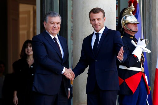 Uzbek President Visits France in First Visit to EU Country