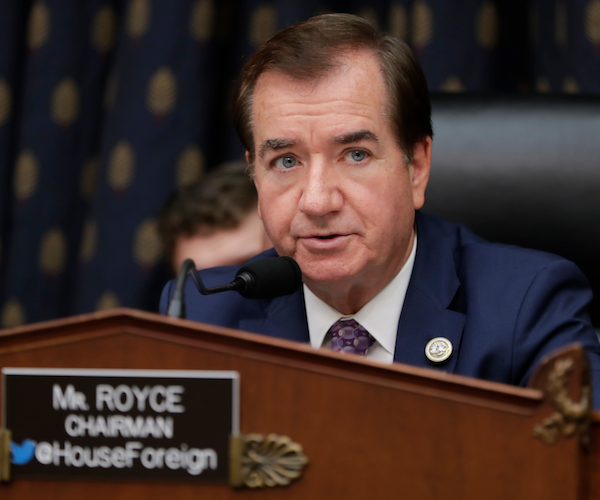 GOP's Rep. Royce Calls It Quits in California