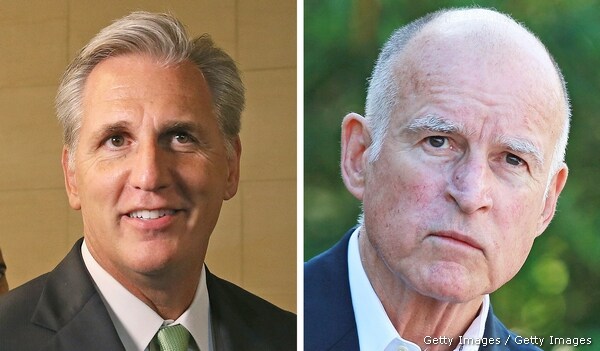 Kevin McCarthy Using His New Power to Fight Gov. Jerry Brown