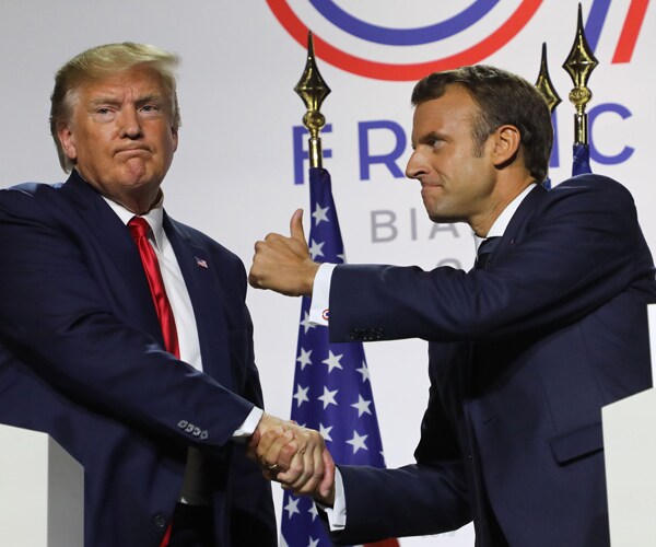 President Donald Trump and French President Emmanuel Macron