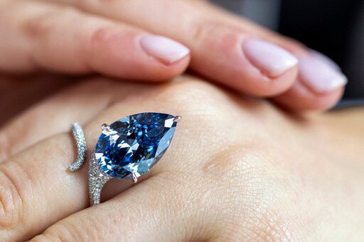 'Mellon Blue' Diamond Sells for $26.6 Million at Swiss Auction