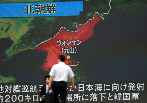 S. Korea Leader Warns North after Latest Missile Launch