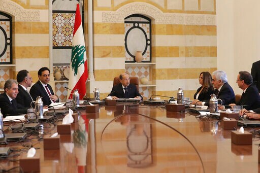 Lebanon's New Cabinet Holds Its First Meeting amid Protests