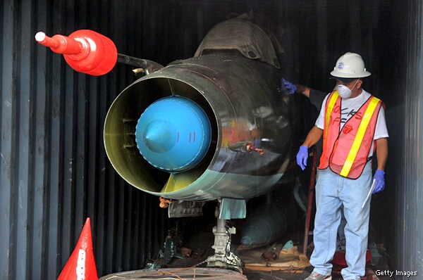 Mig-21 Fighter Jets Found on North Korean Ship Held by Panama