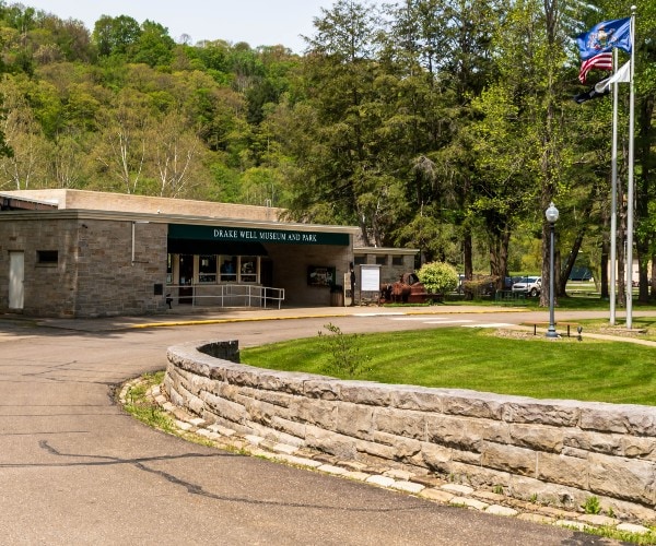 museum and park where oil was first discovered in the keystone state of the united states 