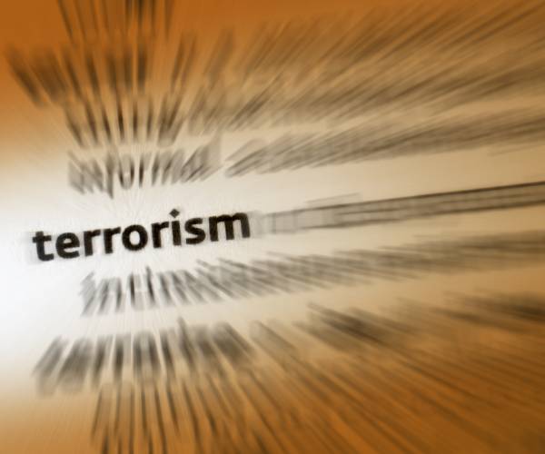 the word terrorism in a dictionary
