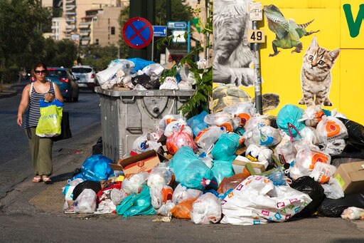 Garbage Crisis Hits Greek Capital over Job Freeze
