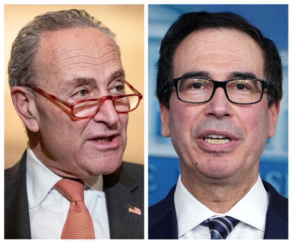 Mnuchin, Schumer Rev Up Talks as Small Business Aid Runs Dry