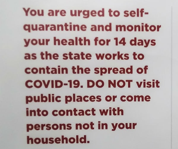 coronavirus covid alert notice 