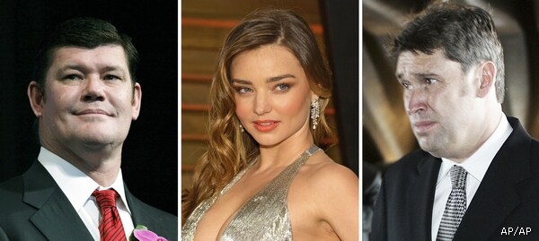 Miranda Kerr Fight: Australian Billionaires Brawl Over Supermodel