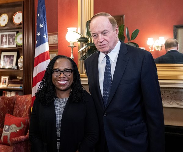 Ketanji Brown Jackson and Richard Shelby