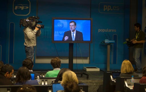 The Latest: Rajoy Tells Lawmakers it Was Honor to Lead Spain