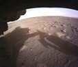 NASA's New Mars Rover Hits Dusty Red Road, 1st Trip 21 Feet