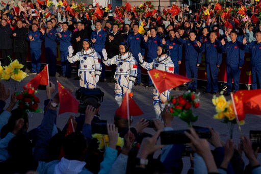 China Sends Its Youngest-ever Crew to Space as it Seeks to Put Astronauts on Moon before 2030